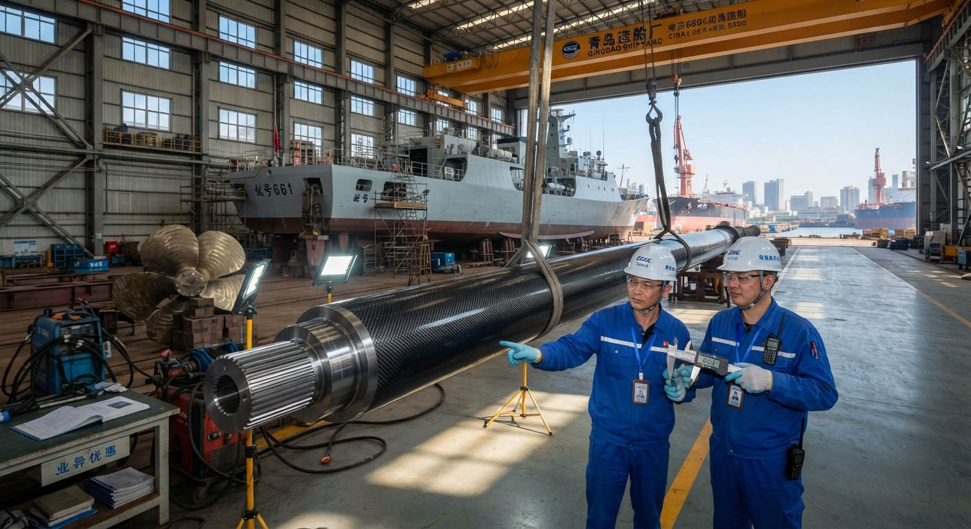 Carbon Fiber Marine Propeller Shafts: Replacing Monel and Stainless Steel for Vibration Reduction and Fuel Efficiency